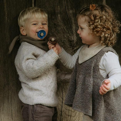 FRIGG Little Viking Natural Rubber Baby Pacifier 2-Pack | Made in Denmark 0-6 Months)