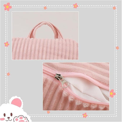 Bean Bag Chairs for Adults/Kids, Lounge Reading Chair with Memory Spone Filling, with Removable and Machine Washable Cover, for Living Room/Bedroom (Pink)