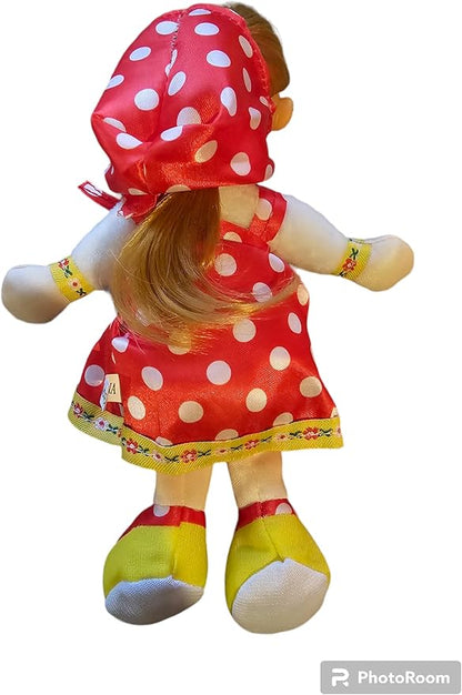 Masha Doll Soft Plush 9"" Toys Cuddly Dolls for Toddlers and Infants, Spring Stuffy Girls and Boys Birthday Gifts