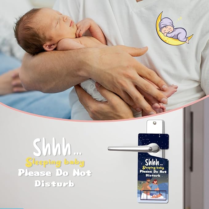 Baby Sleeping Sign - 2PCS Baby Sleeping Sign for Front