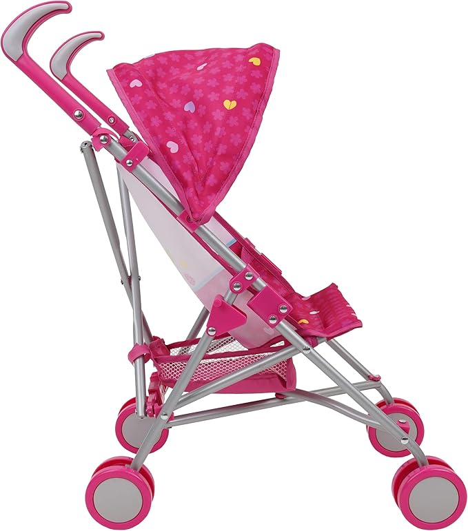 509 Crew Garden Doll Stroller - Kids Pretend Play, Retractable Canopy 24", Kids 3+ (T709027)