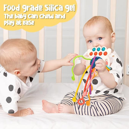 Baby Toys 6 to 12 Months,Montessori Toys for 1 Year Old Boy Girl Baby Sensory Toys for Babies 12-18 Months Pull String Toys for Birthday Gifts Infant