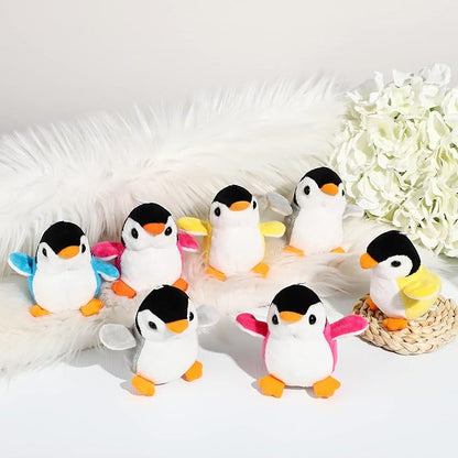Kasyat 24 Pcs Stuffed Penguins Mini Plush Penguin Stuffed Toys Animal, Cute Small Baby Penguin Stuffed Doll Keyholder Bag Pendant for Birthday Gifts Party Favors 4 Inch,4