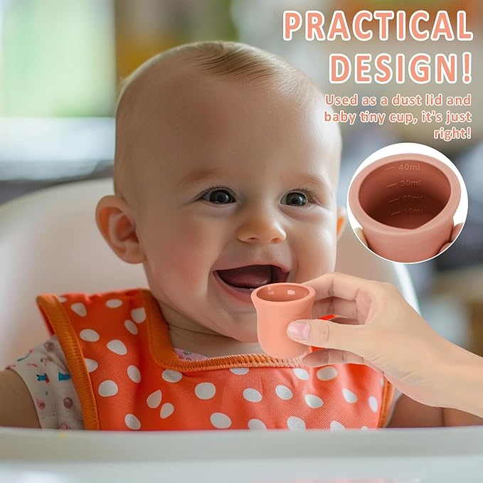 Baby Fruit Food Feeder Teether & Baby Food Freezer Tray Combo, Teething Popsicle Molds for Babies 4-6 12 Months