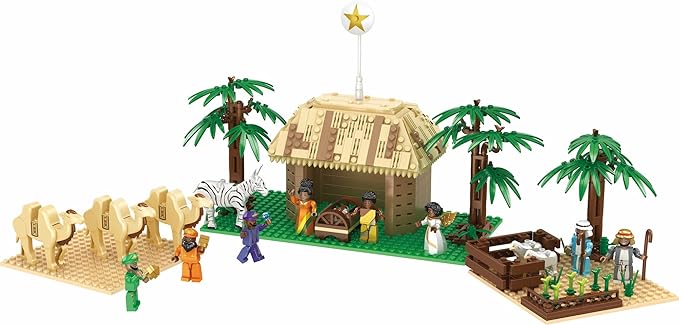 African Nativity International Series - Block Building Christmas Nativity Set 12+ (603