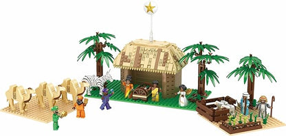 African Nativity International Series - Block Building Christmas Nativity Set 12+ (603