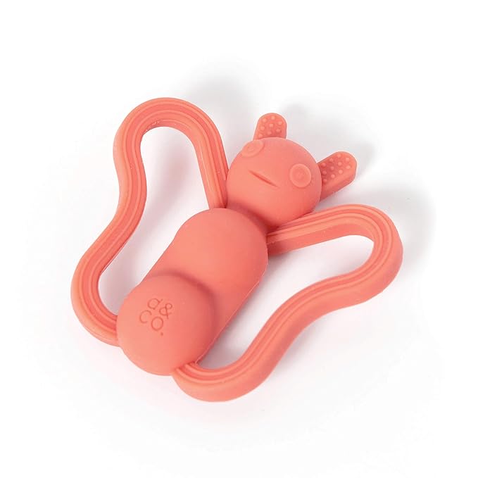 Doddle & Co. The Chew Butterfly Teether with Poppable Bubbles | Toddler Teething Fidget Toy for Baby 1