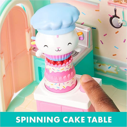 Gabby's Dollhouse, Bakey with Cakey Kitchen with Figure and 3 Accessories, 3 Furniture and 2 Deliveries, Kids Toys for Ages 3 and up