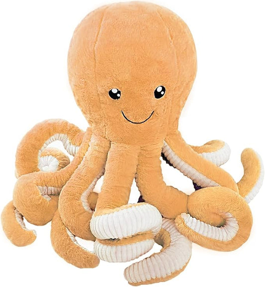 DENTRUN Octopus Stuffed Animals, Giant Octopus Plush Doll Play Toys for Kids Girls Boys Adults Birthday Xmas Halloween Present Stuffed Sea Animals Plushie 7/16/24/32 Inches, 5 Colors