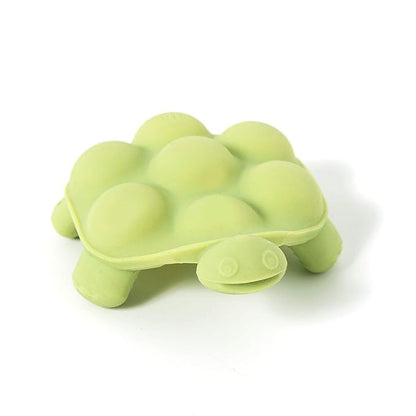 Doddle & Co. The Chew Slow Poke Turtle Teether with Poppable Bubbles | Toddler Teething Fidget Toy for Baby 1