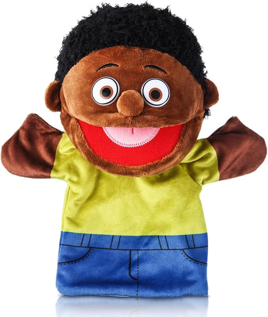 1 Pcs Family Hand Puppets 12 Inch Grandparents, Mom & Dad