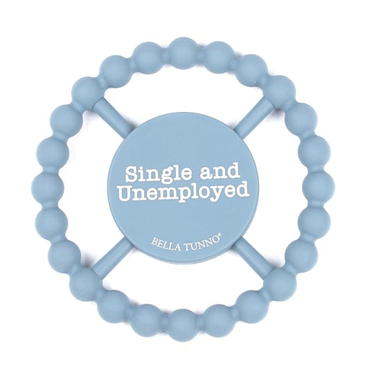 Bella Tunno Happy Teether ??Soft & Easy Grip Baby Teether Toy, Silicone Teether Ring to Help Soothe Gums