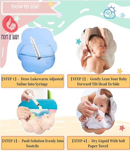 10ml Baby Nasal Syringe Irrigator Portable Infant 2pcs??