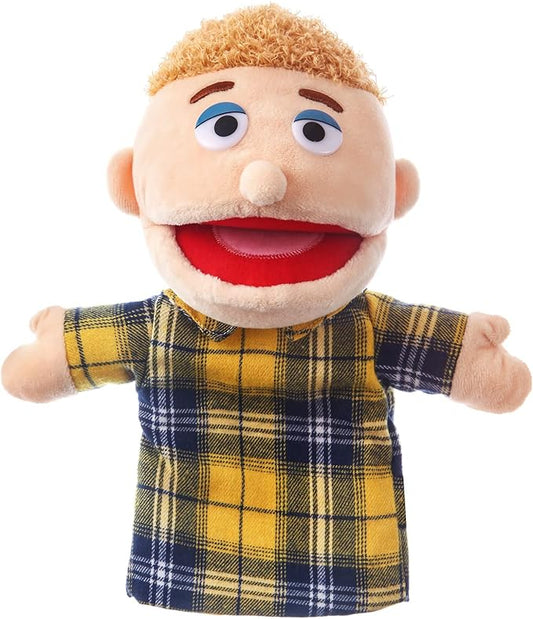 1 Pcs Family Hand Puppets 12 Inch Grandparents, Mom & Dad