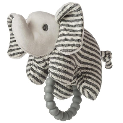 Mary Meyer Soft Baby Rattle with Soothing Teether Ring, 6-Inches