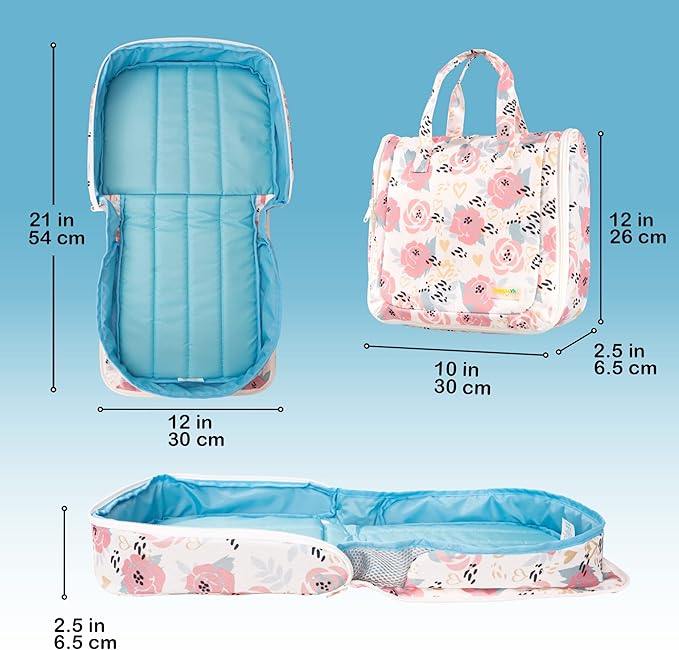 Baby Doll Bed - Portable Doll Bassinet 21 inches