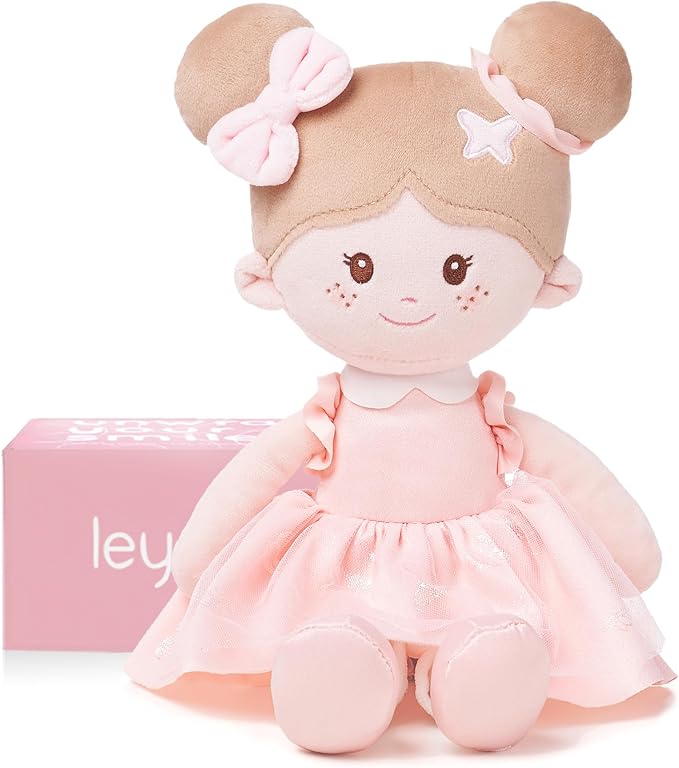 Soft Baby Doll Toys (12''), My First Baby Rag Doll for 1 Year-Old Girl Birthday Gift