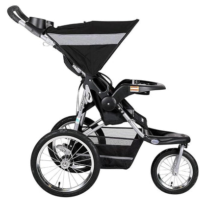 Baby Trend Expedition® Jogger Travel System with EZ Flex-Loc® Infant Car Seat, Millenium White