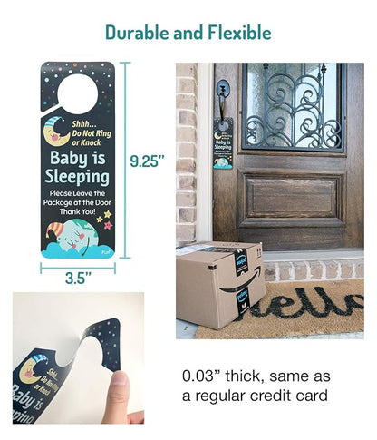 Funplus Baby Sleeping Sign - Do Not Knock or Ring