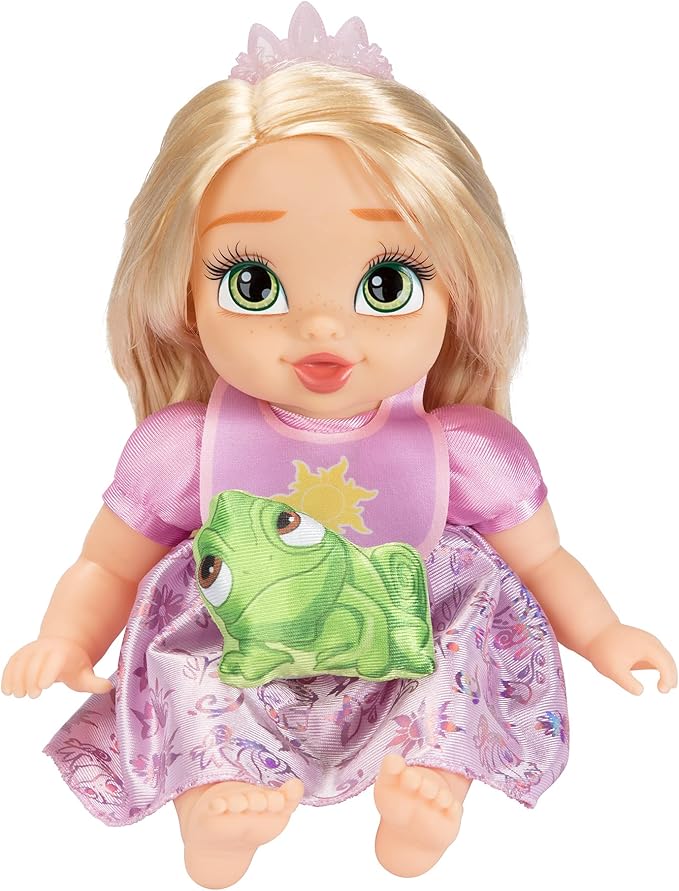 Disney Princess Rapunzel Baby Doll Deluxe with Tiara, Carrier