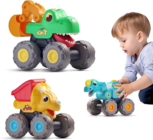iPlay, iLearn Toddler Dinosaur Monster Truck Toys 1 2 3 Year 12 18 24 Month
