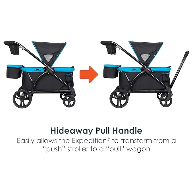 Baby Trend Expedition 2-in-1 Stroller Wagon PLUS, Ultra Marine