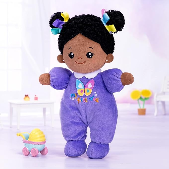 OUOZZZ 10" Soft Baby Doll for Girls - First Baby