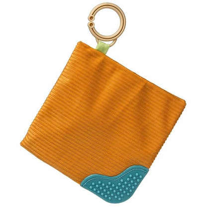 Sweet Soothie Crinkle Teether Toy with Baby Paper and Squeaker, 6 x 6-Inches