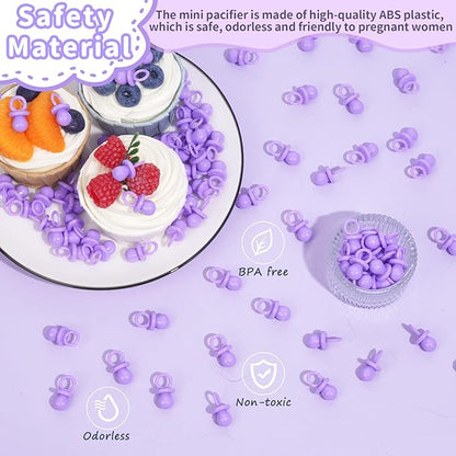 Baby Shower Pacifiers, 150 Mini Pacifiers for Baby Shower