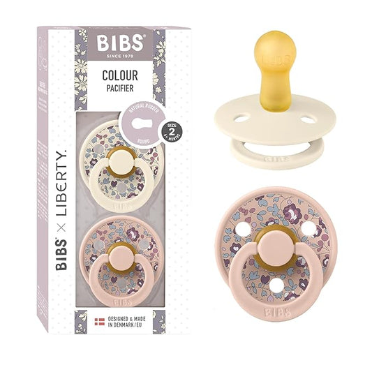 BIBS Liberty Pacifier | 2 Colour Natural Rubber Latex Soothers
