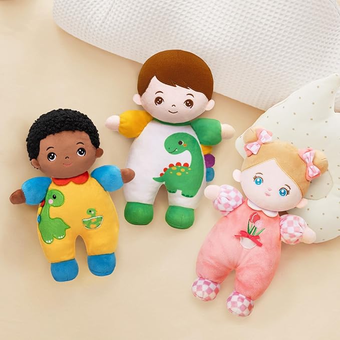 OUOZZZ Soft Black Baby Boy Doll- My Buddy Doll Birthday 10"