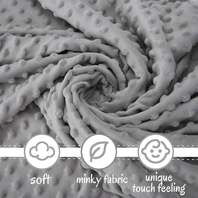 Pro Goleem Elephant Security Blanket, Soft Lovey Unisex Lovie Baby 16 Inch