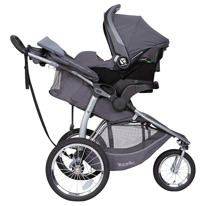 Baby Trend Expedition® Race Tec™ Jogger Travel System with Ally™ Infant Car Seat, Ultra Grey
