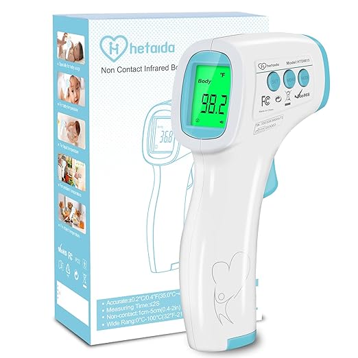 Thermometer for Adults Forehead, No Touch Thermometer for Adults