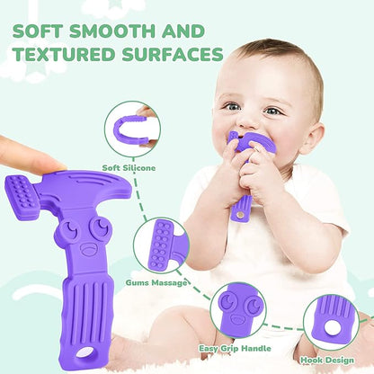 TYRY.HU Baby Teething Toys for Babies, Baby Teether Toys 4 Packs
