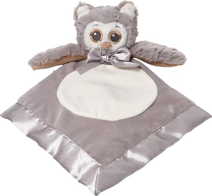 Bearington Baby Lil’ Owlie Snuggler, 15 Inch Gray Owl Plush