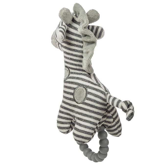 Mary Meyer Soft Baby Rattle with Soothing Teether Ring, 6-Inches