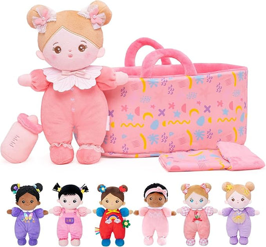 OUOZZZ Soft Baby Doll Set for Girls - My First