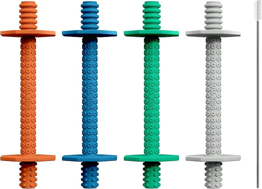 Hollow Teething Tubes - Baby Teething Toys for Babies 6+ Months, Teething Toys for Babies 6-12 Months