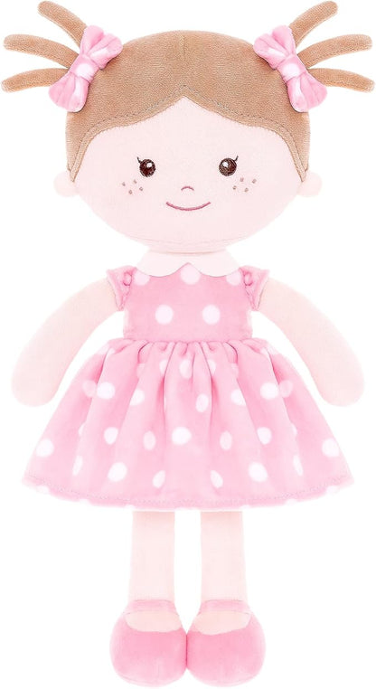 Onetoo Plush Rag Doll Sleeping Cuddle Buddy Doll Soft Baby 14"（Milly Series）