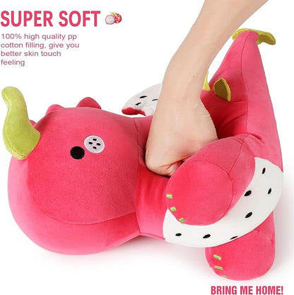 Ditucu Cute Dragon Fruit Dinosaur Stuffed Animals Plush Toys Dolls 16 inch