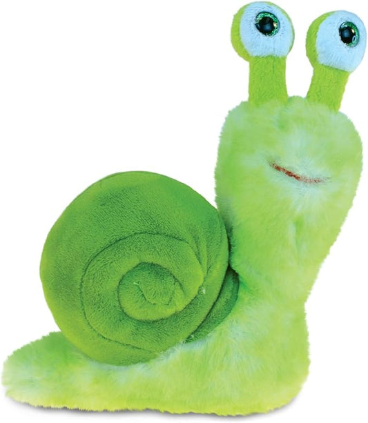 DolliBu Green Snail Plush - Super soft stuffed animal Snail, Cute Realistic Stuffed Animal Snail Toy for Boys and Girls 7 Inches