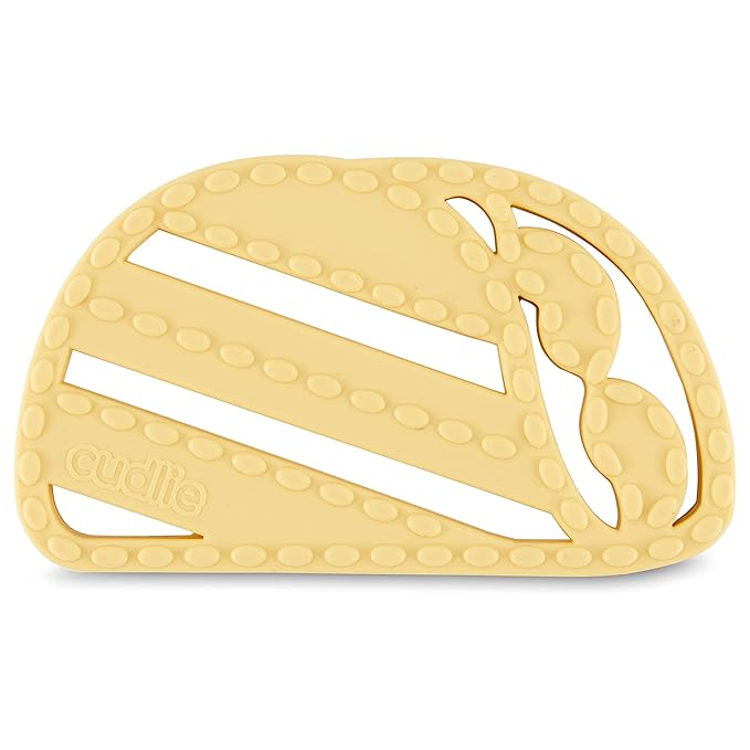 Cudlie 2-Pack Food Grade Silicone Teether - BPA Free, Fun