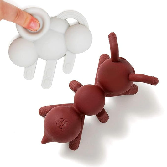 Doddle & Co. The Chew Teether with Poppable Bubbles | Toddler Teething Fidget Toy for Baby 2 |