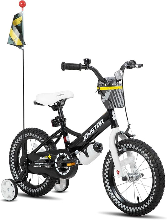 JOYSTAR Little Daisy Kids Bike for Girls Boys Ages 2-7 Years, 12 14 16 Inch Girls Bikes with Doll Bike Seat & Streamers