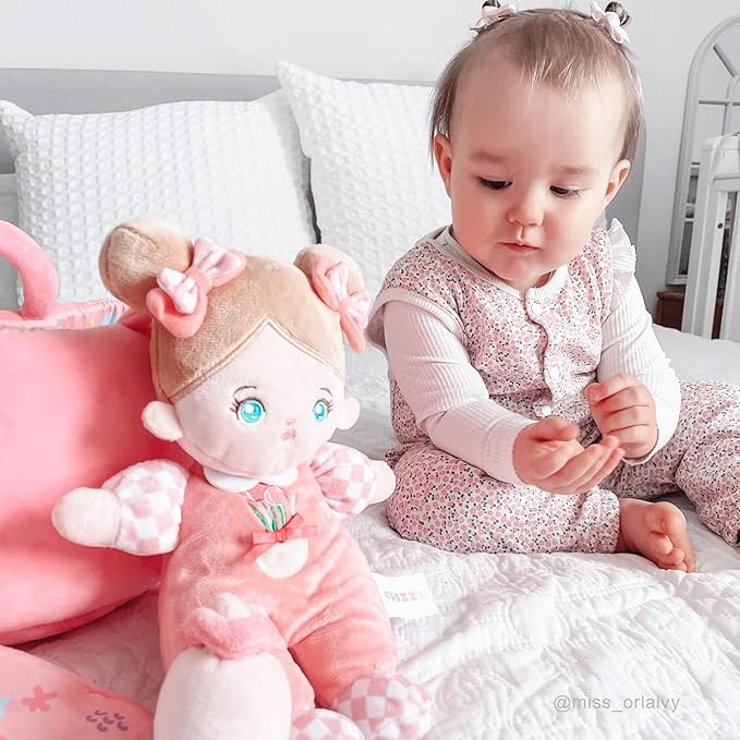 OUOZZZ 10" Soft Baby Doll Gift Set - First Baby