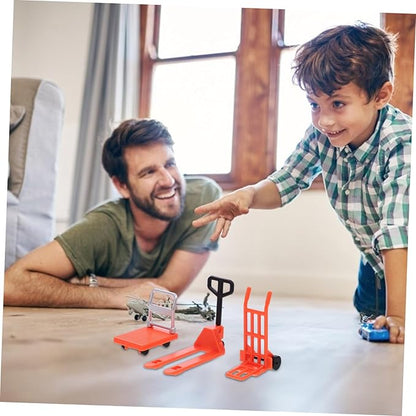 1 Set Traffic Toys Tools Model Forklift Model Auto Mini