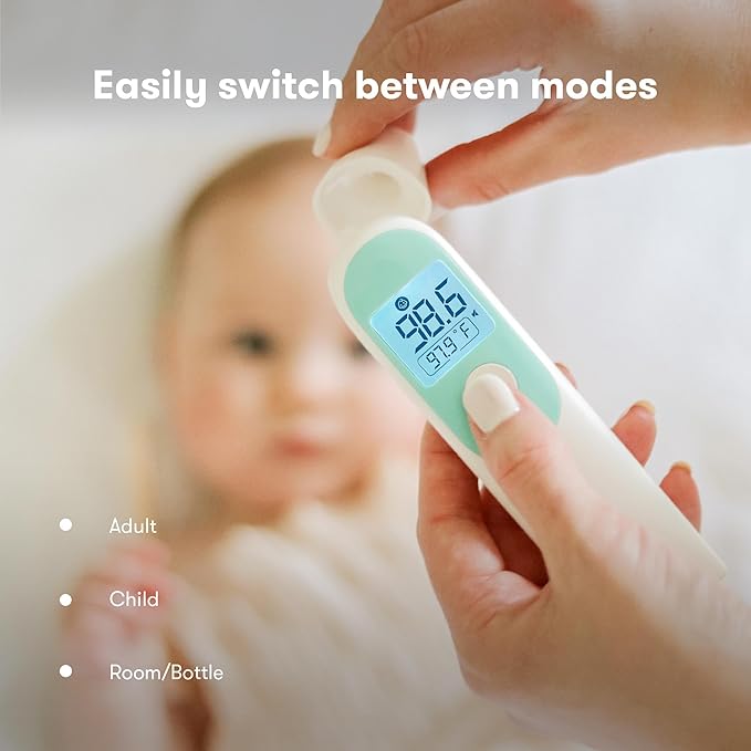 Frida Baby Thermometer, 3-in-1 Infrared Thermometer for Ear