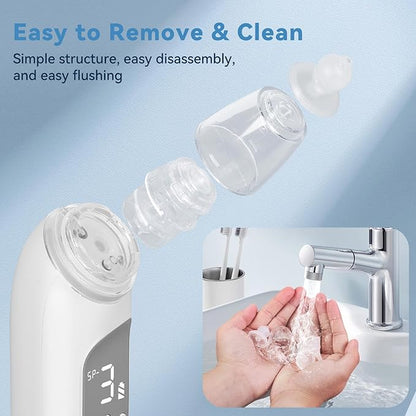 Electric Nasal Aspirator, Baby Nose Sucker 3 Silicone 3 Suction