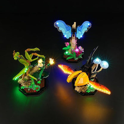 LED Lighting Kit for Lego The Insect Collection, LED Light 21342 Building